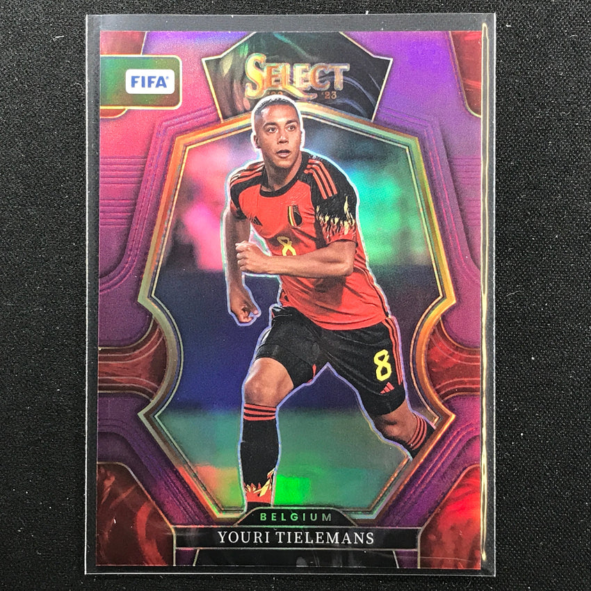 2022-23 Select Fifa Youri Tielemans Mezzanine Purple 71/75 No 110