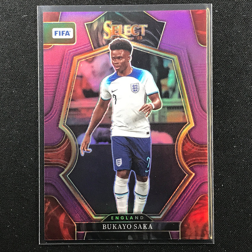 2022-23 Select Fifa Bukayo Saka Mezzanine Purple 66/75 No 115