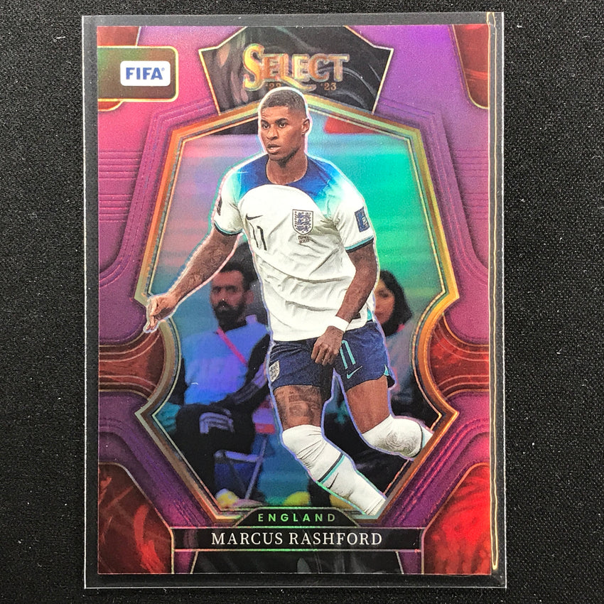 2022-23 Select Fifa Marcus Rashford Mezzanine Purple 49/75 No 123