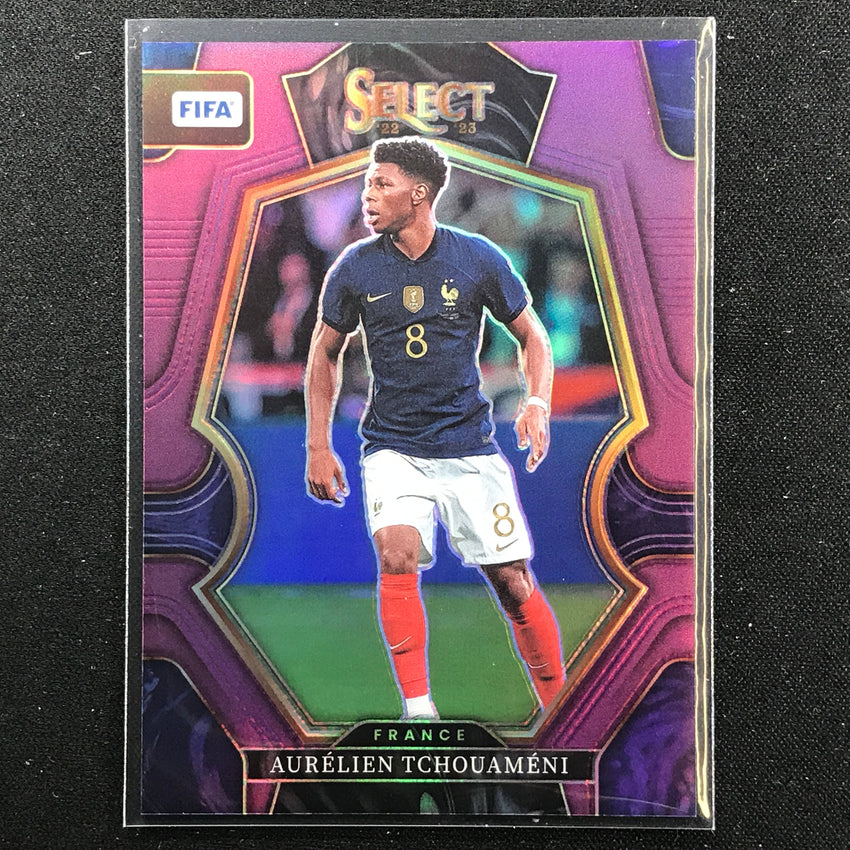 2022-23 Select FIFA AURELIEN TCHOUAMENI Mezzanine Purple 25/75 #124