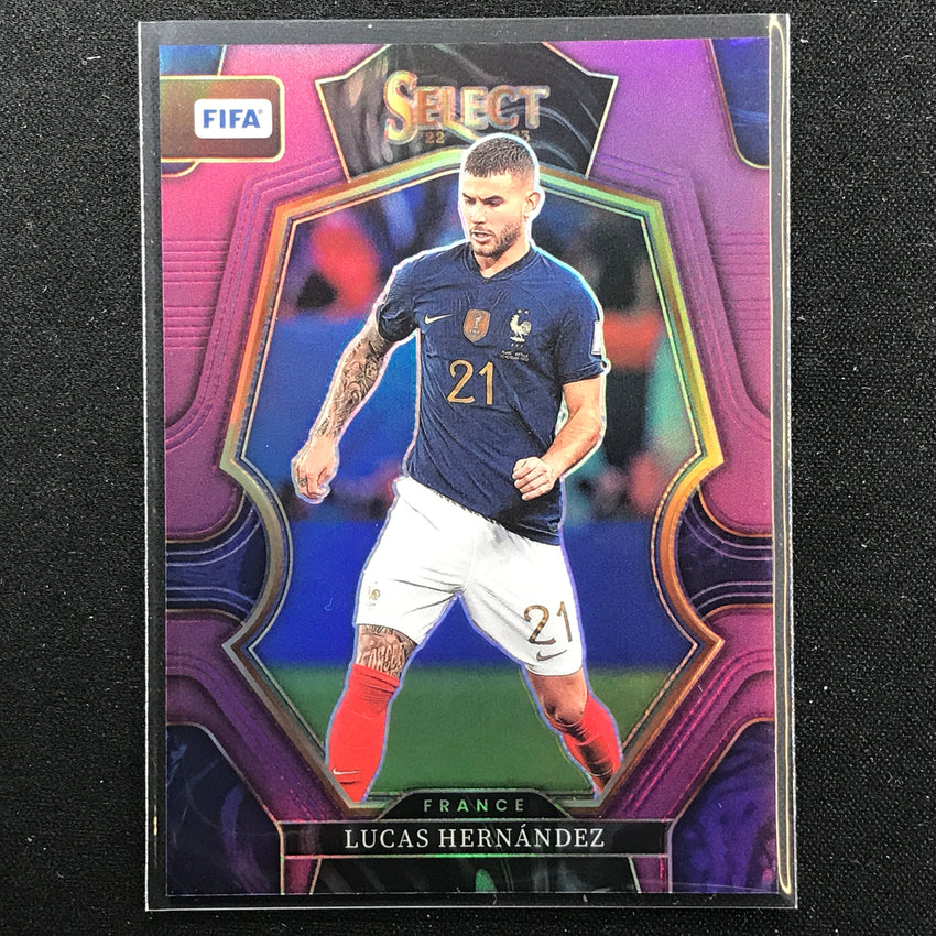 2022-23 Select FIFA LUCAS HERNANDEZ Mezzanine Purple 19/75 #127
