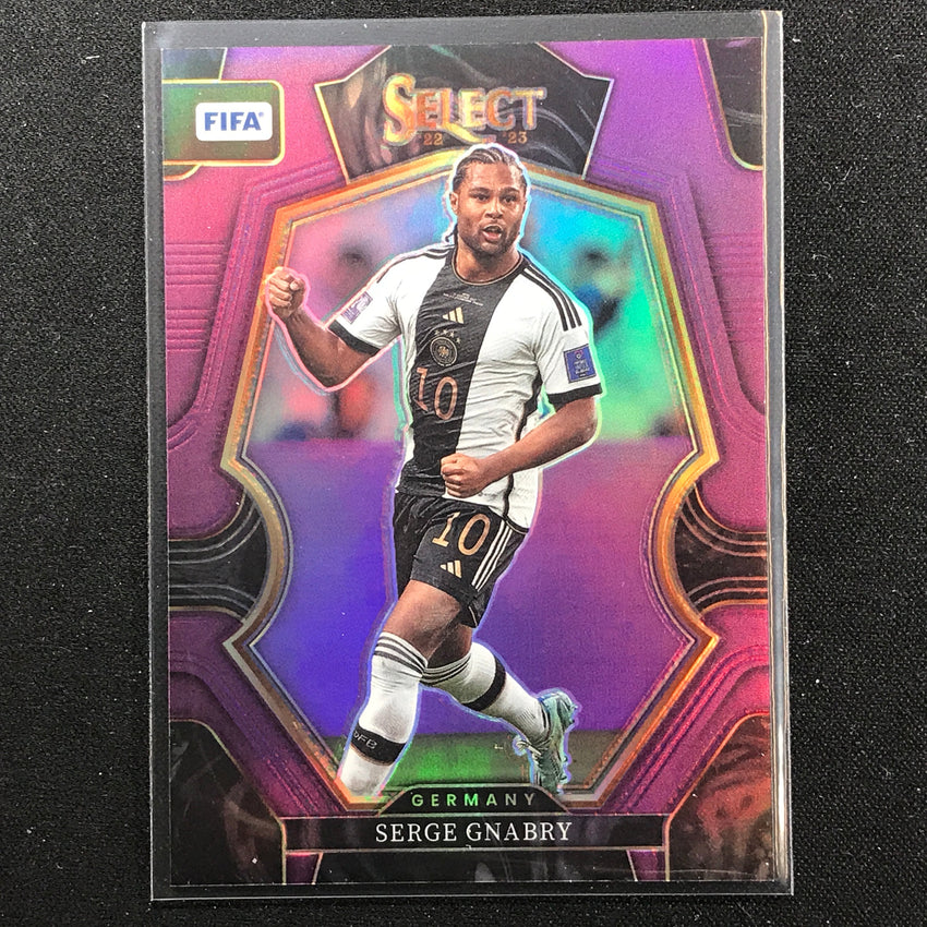 2022-23 Select Fifa Serge Gnabry Mezzanine Purple 61/75 No 145