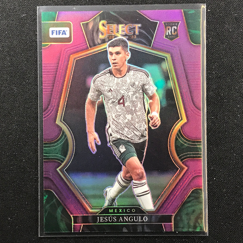 2022-23 Select Fifa Jesus Angulo Mezzanine Rookie Purple 3/75 No 154