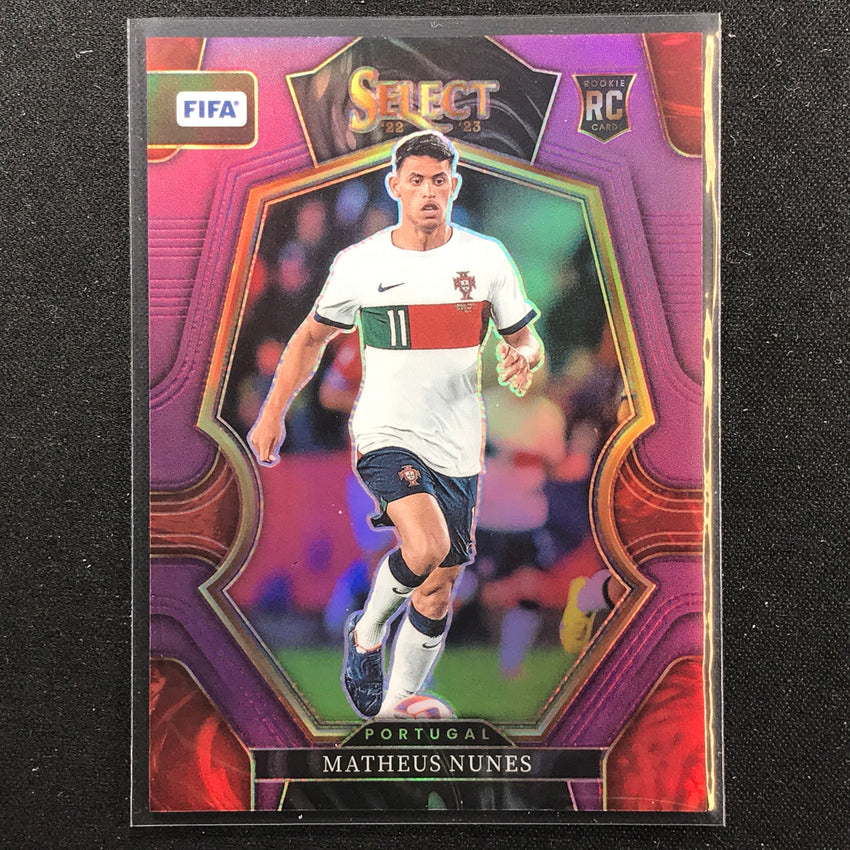 2022-23 Select Fifa Matheus Nunes Mezzanine Rookie Purple 1/75 No 169