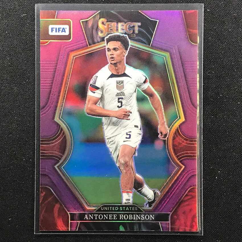 2022-23 Select Fifa Antonee Robinson Mezzanine Purple 36/75 No 177