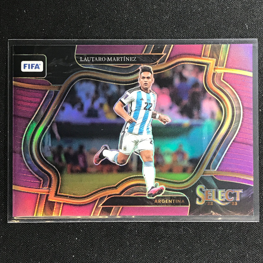 2022-23 Select Fifa Lautaro Martinez Field Level Purple 49/75 No 203
