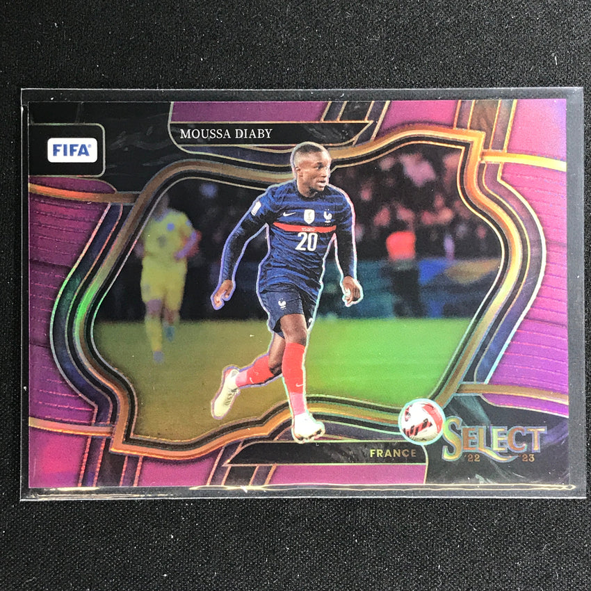 2022-23 Select Fifa Moussa Diaby Field Level Purple 24/75 No 219