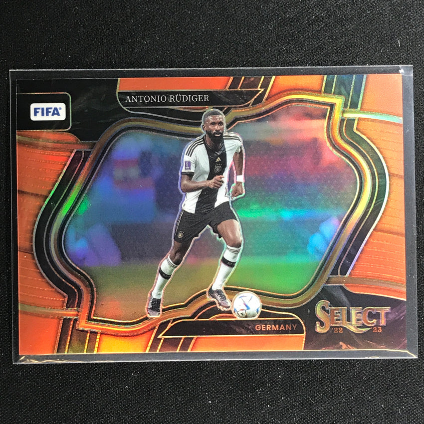 2022-23 Select Fifa Antonio Rudiger Field Level Orange 60/60