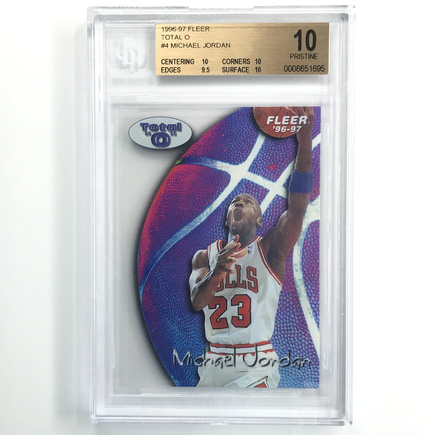 1996-97 Fleer Michael Jordan Total O No 4 Bgs 10 695
