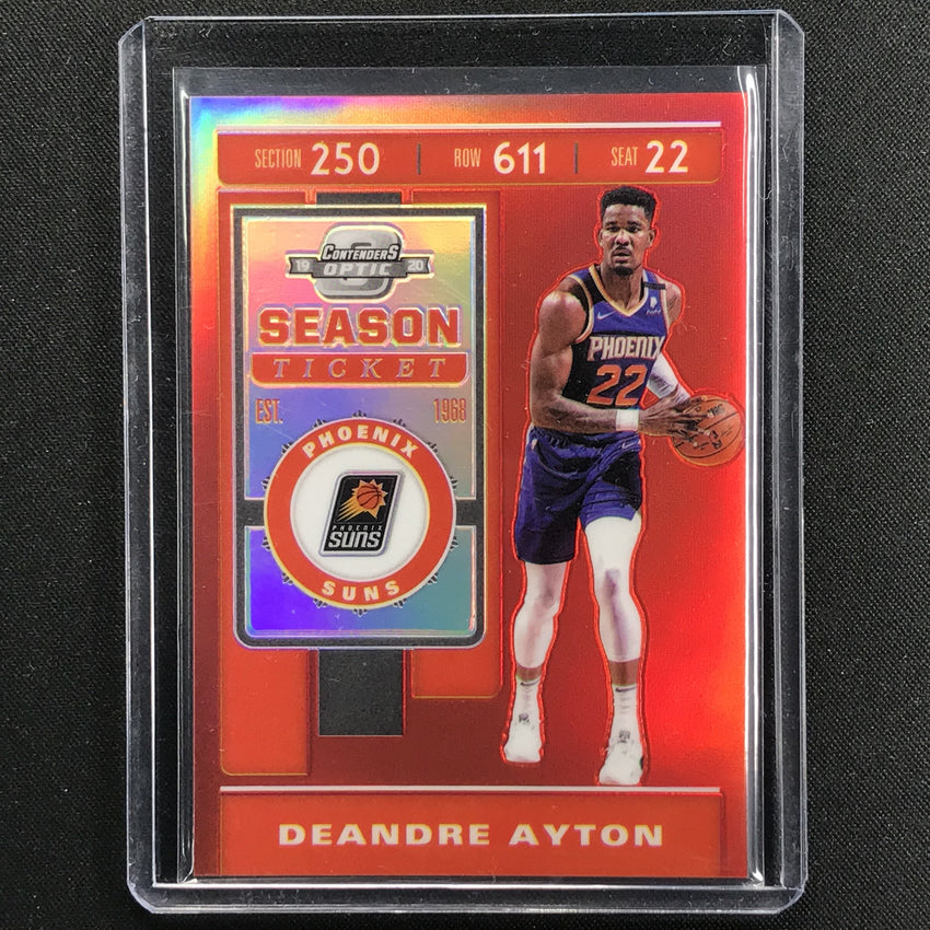 2019-20 Contenders Optic DEANDRE AYTON Season Ticket Red #9