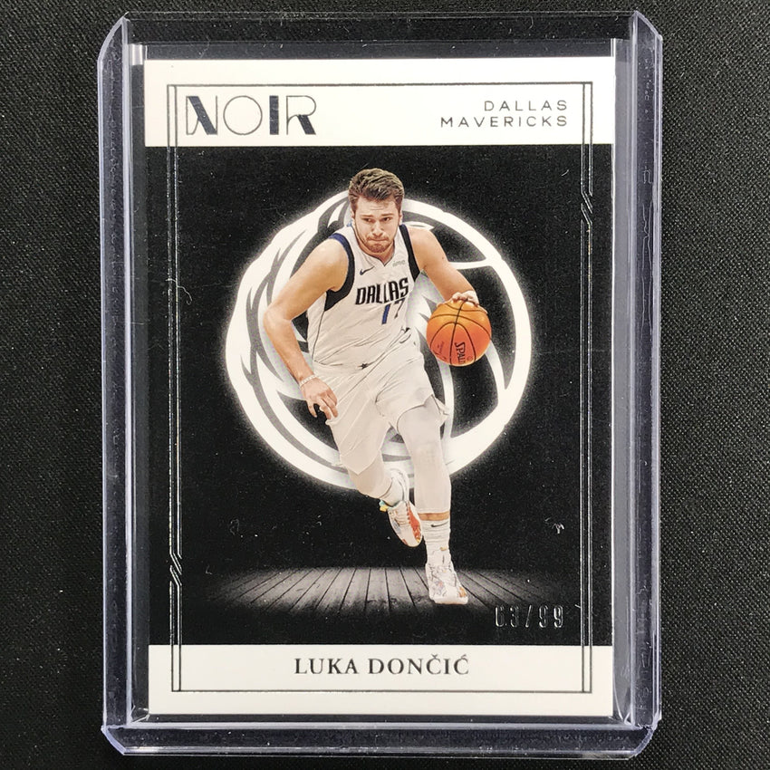 2020-21 Noir Luka Doncic Base Association Edition Silver 63/99