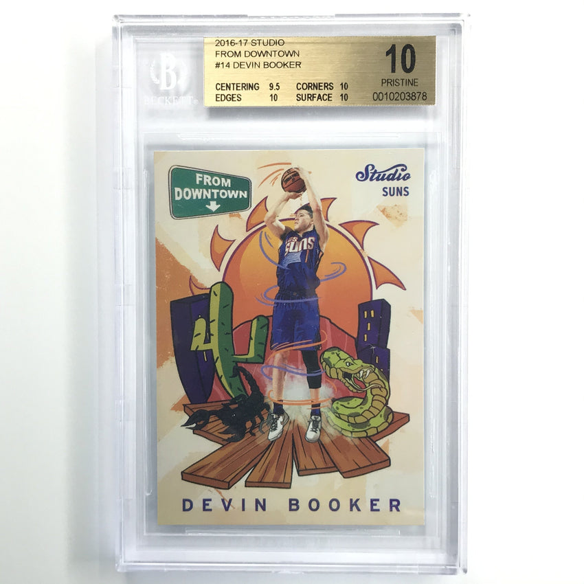 2016-17 Studio Devin Booker From Downtown No 14 Ssp BGS 10 878