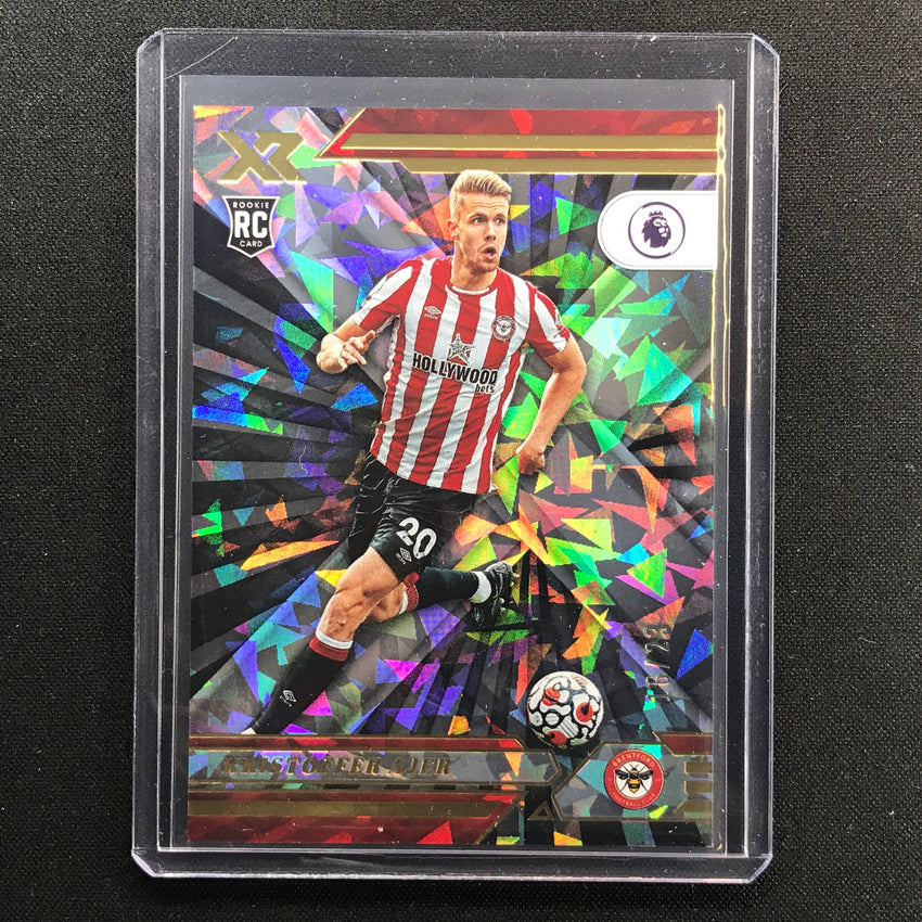 2021-22 Chronicles Epl Kristoffer Ajer Xr Rookie Cracked Ice 16/23