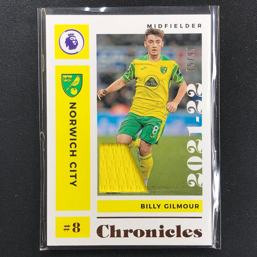 2021-22 Chronicles Epl Billy Gilmour Chronicles Base Set Bronze Jersey 75/99