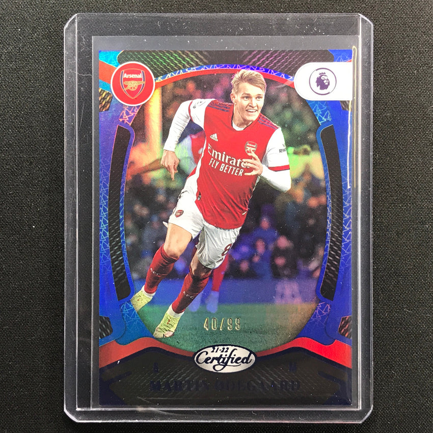 2021-22 Chronicles Epl Martin Odegaard Certified Blue 40/99