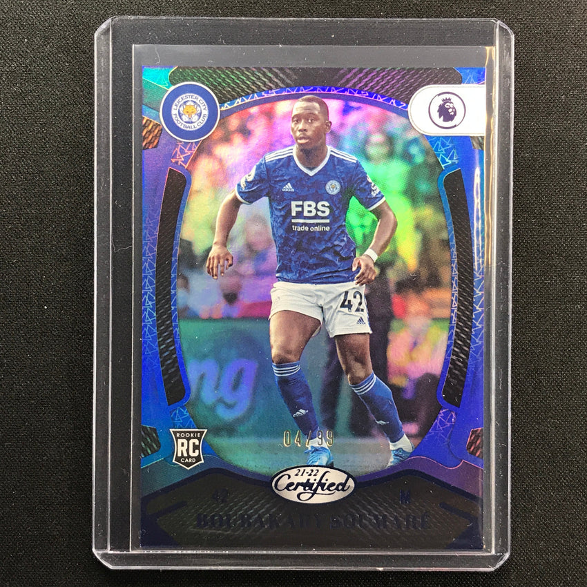 2021-22 Chronicles Epl Boubakary Soumare Certified Rookie Blue 4/99