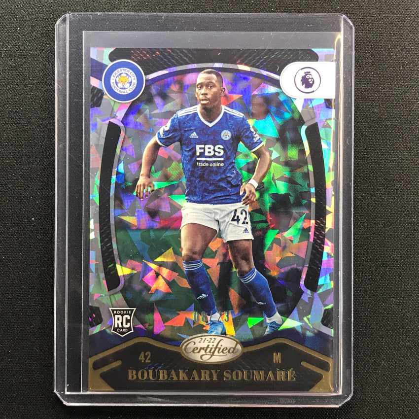 2021-22 Chronicles Epl Boubakary Soumare Certified Rookie Cracked Ice 8/23