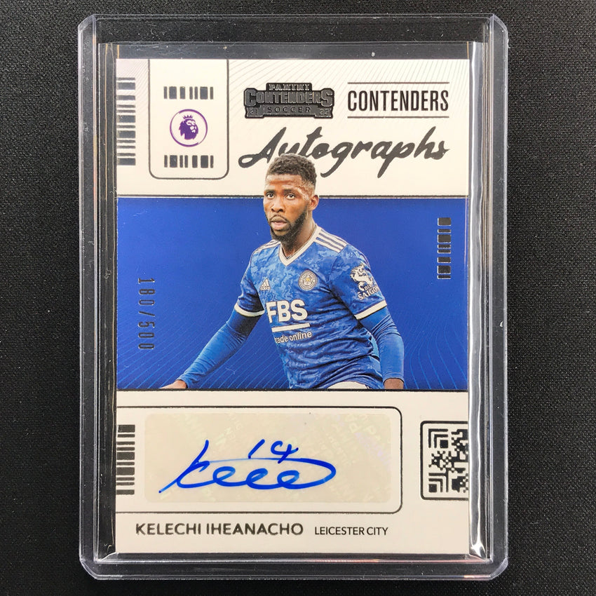 2021-22 Chronicles Epl Kelechi Iheanacho Contenders Auto 180/500