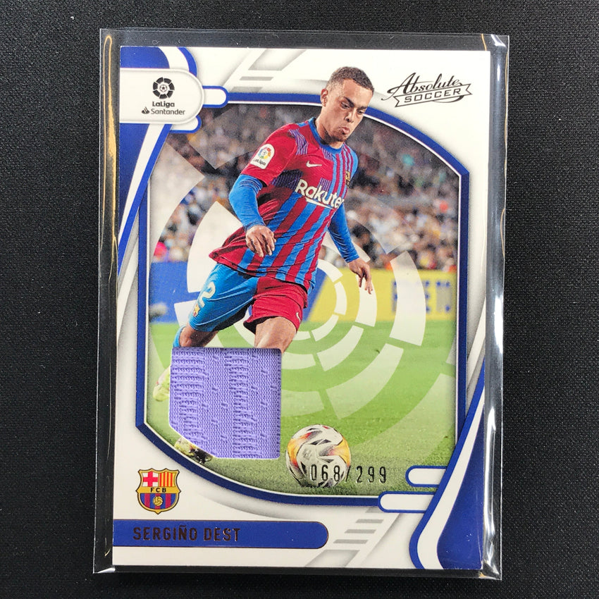 2021-22 Chronicles La Liga Sergino Dest Absolute Bronze Jersey 68/299