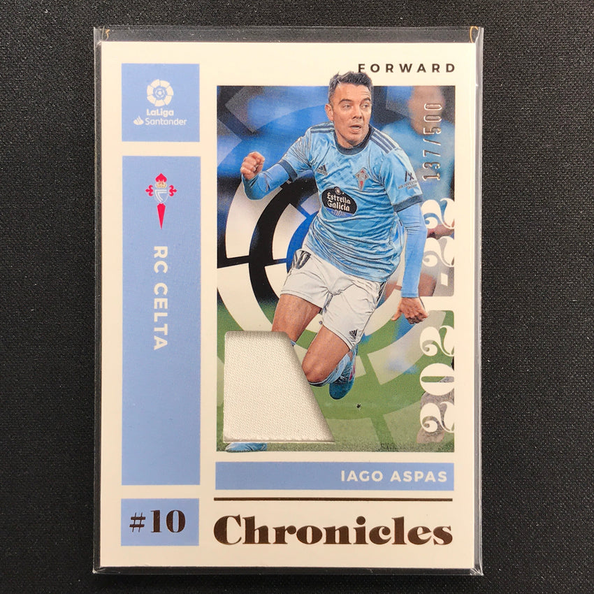 2021-22 Chronicles La Liga Iago Aspas Chronicles Base Set Bronze Jersey 137/500