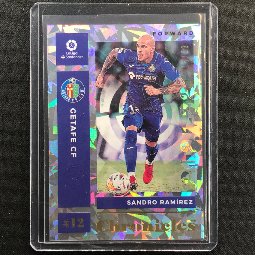 2021-22 Chronicles La Liga Sandro Ramirez Chronicles Base Set Cracked Ice 16/23