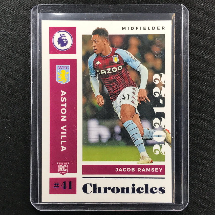 2021-22 Chronicles Epl Jacob Ramsey Chronicles Base Set Rookie Blue 61/99