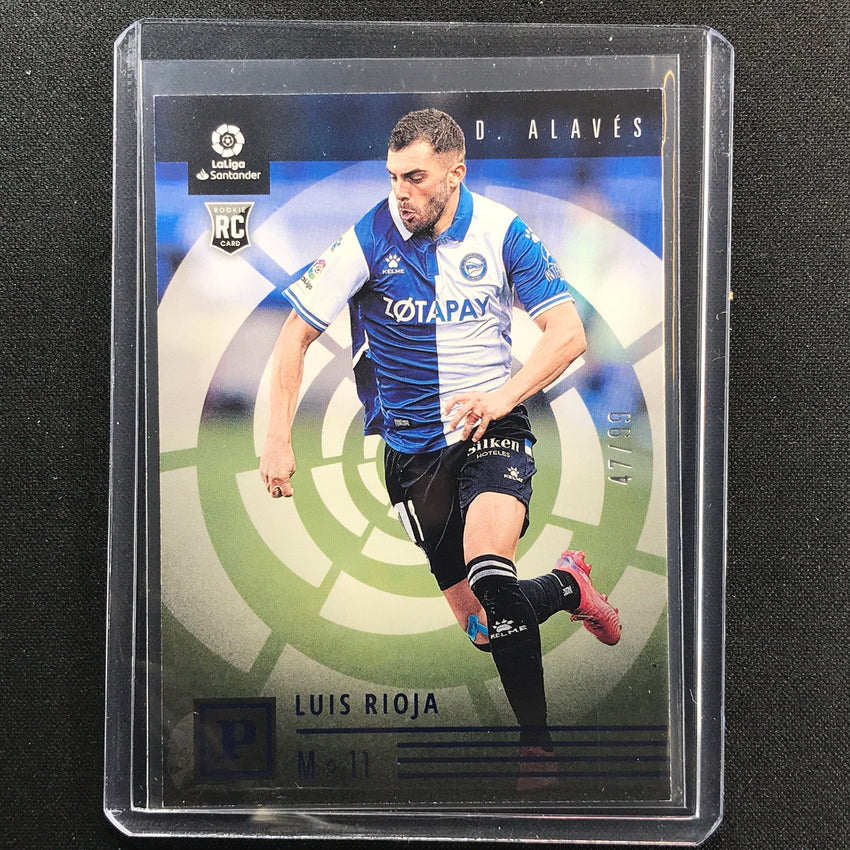 2021-22 Chronicles La Liga Luis Rioja Panini Base Set Rookie Blue 47/99