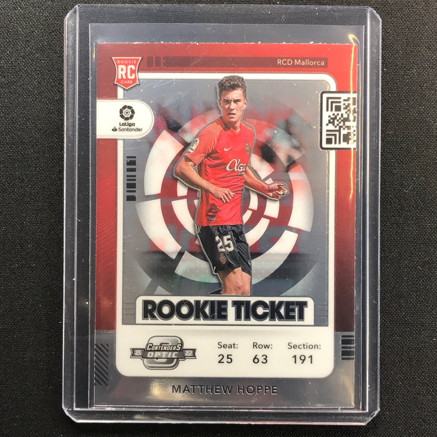 2021-22 Chronicles La Liga MATTHEW HOPPE Contenders Optic Rookie Base #297