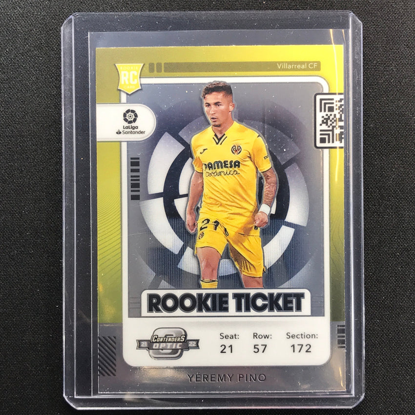 2021-22 Chronicles La Liga Yeremy Pino Contenders Optic Rookie Ticket Base No 300