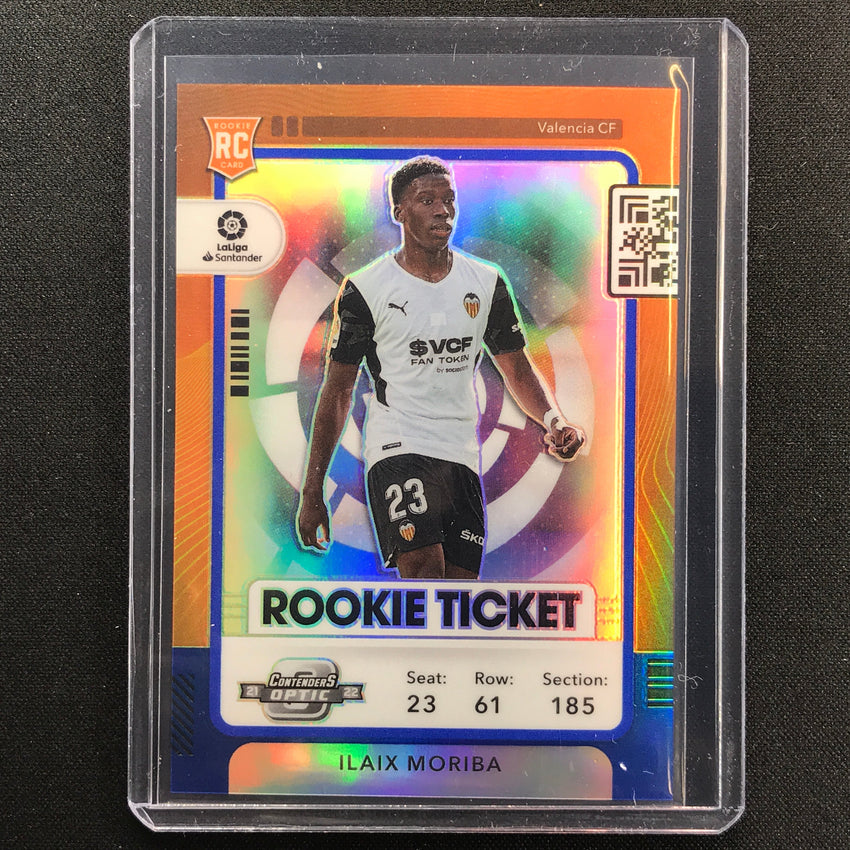 2021-22 Chronicles La Liga Ilaix Moriba Contenders Optic Rookie Ticket Blue 22/49