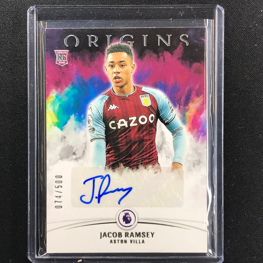 2021-22 Chronicles Epl Jacob Ramsey Origins Rookie Auto 74/500