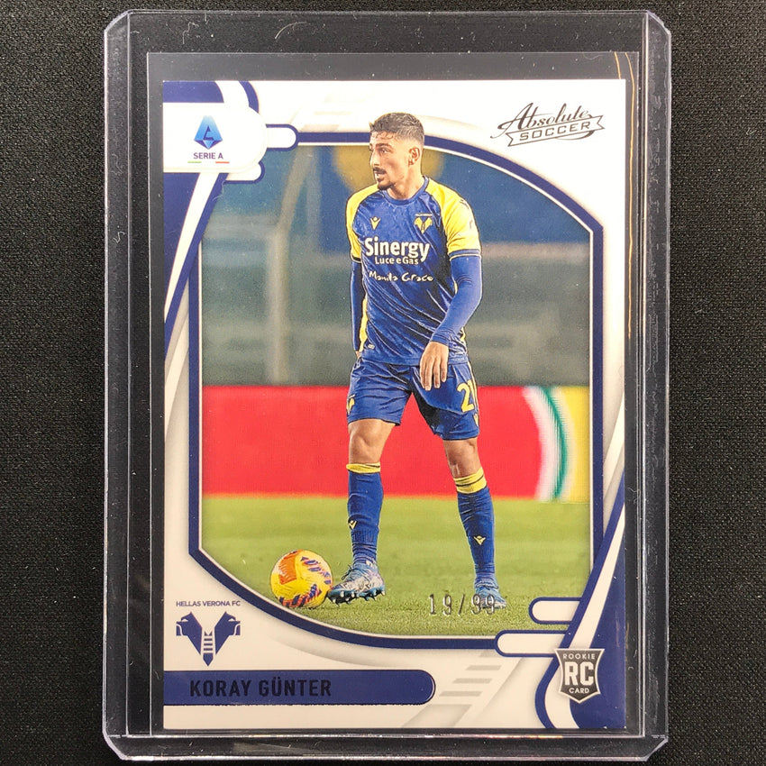 2021-22 Chronicles Serie A Koray Gunter Absolute Rookie Blue 19/99