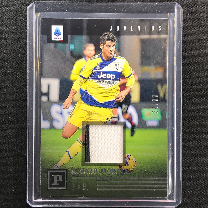 2021-22 Chronicles Serie A Alvaro Morata Panini Base Set Silver Jersey 34/99