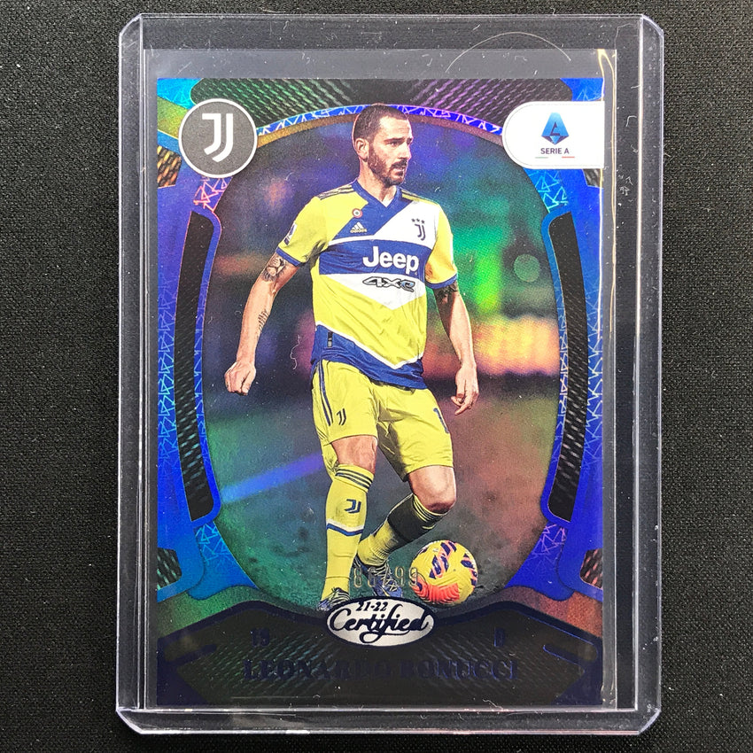 2021-22 Chronicles Serie A Leonardo Bonucci Certified Blue 86/99