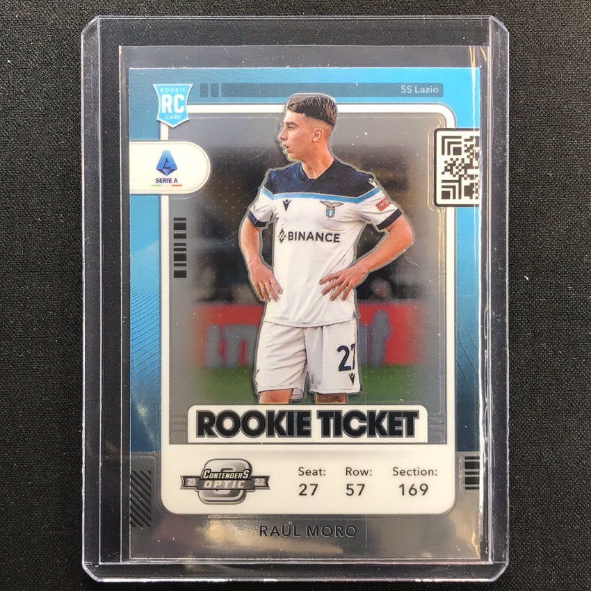 2021-22 Chronicles Serie A Raul Moro Contenders Optic Rookie Ticket Base No 298