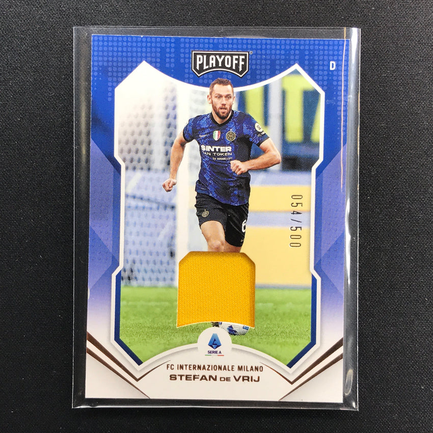 2021-22 Chronicles Serie A Stefan De Vrij Playoff Bronze Jersey 54/500
