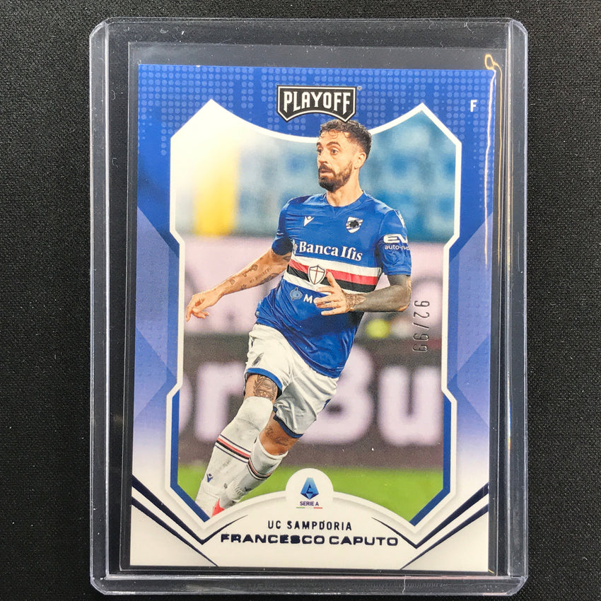 2021-22 Chronicles Serie A Francesco Caputo Playoff Blue 92/99