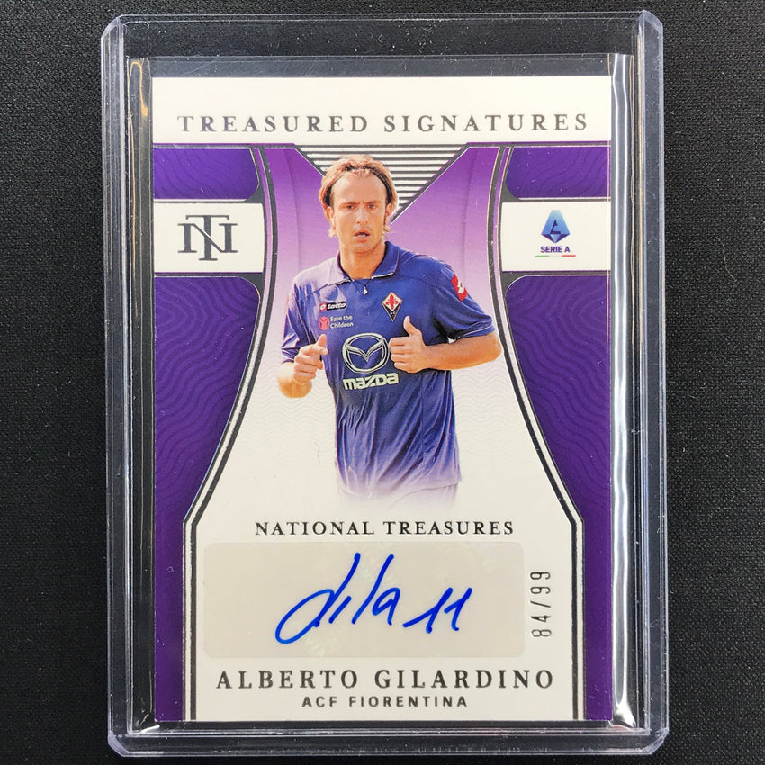 2021-22 Chronicles Serie A Alberto Gilardino National Treasures Auto 84/99