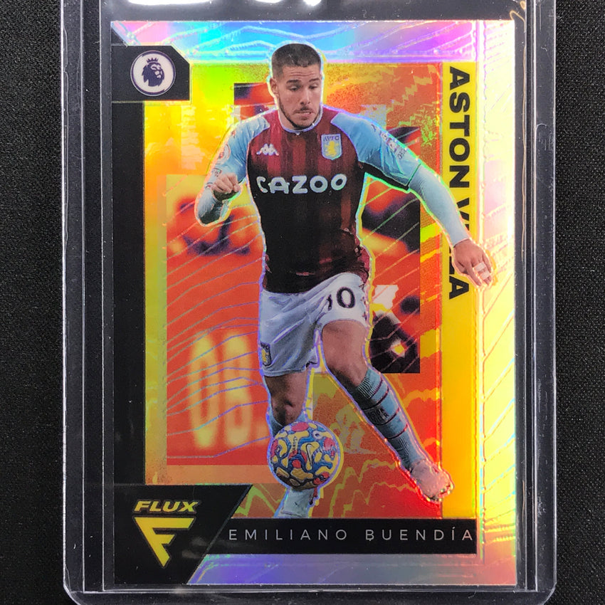 2021-22 Chronicles Epl Emiliano Buendia Flux Silver Prizm No 270