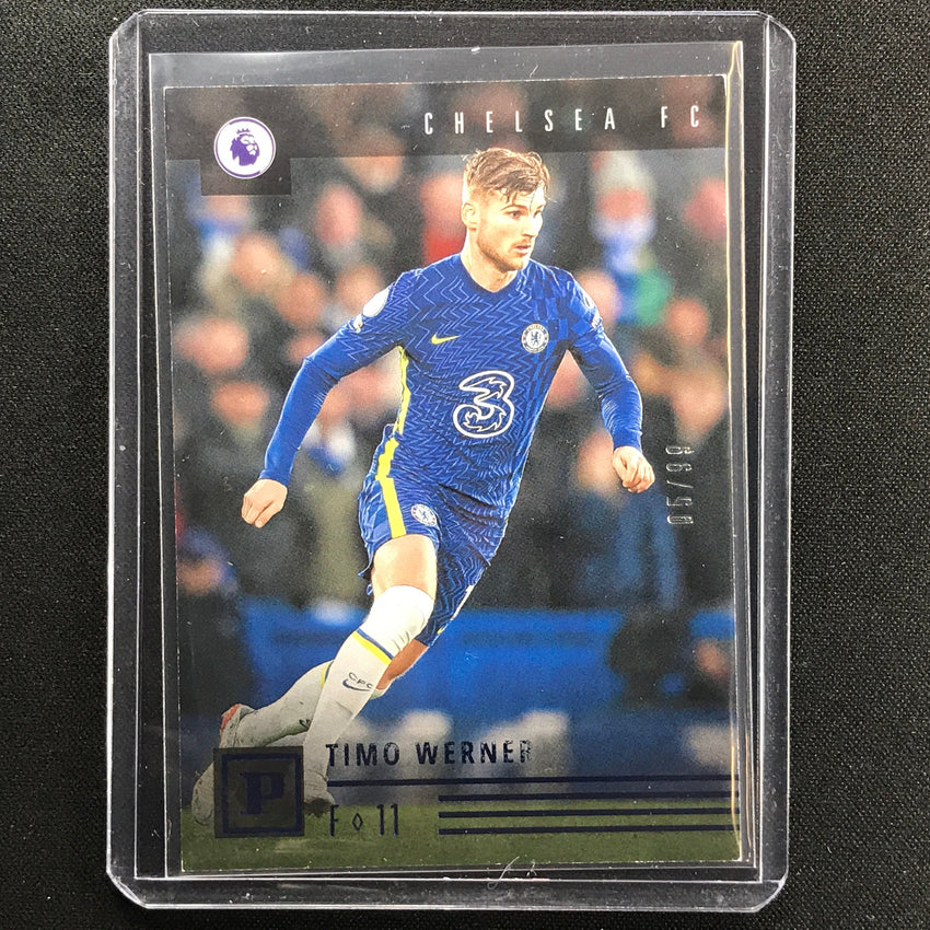 2021-22 Chronicles Epl Timo Werner Panini Base Set Blue 5/99