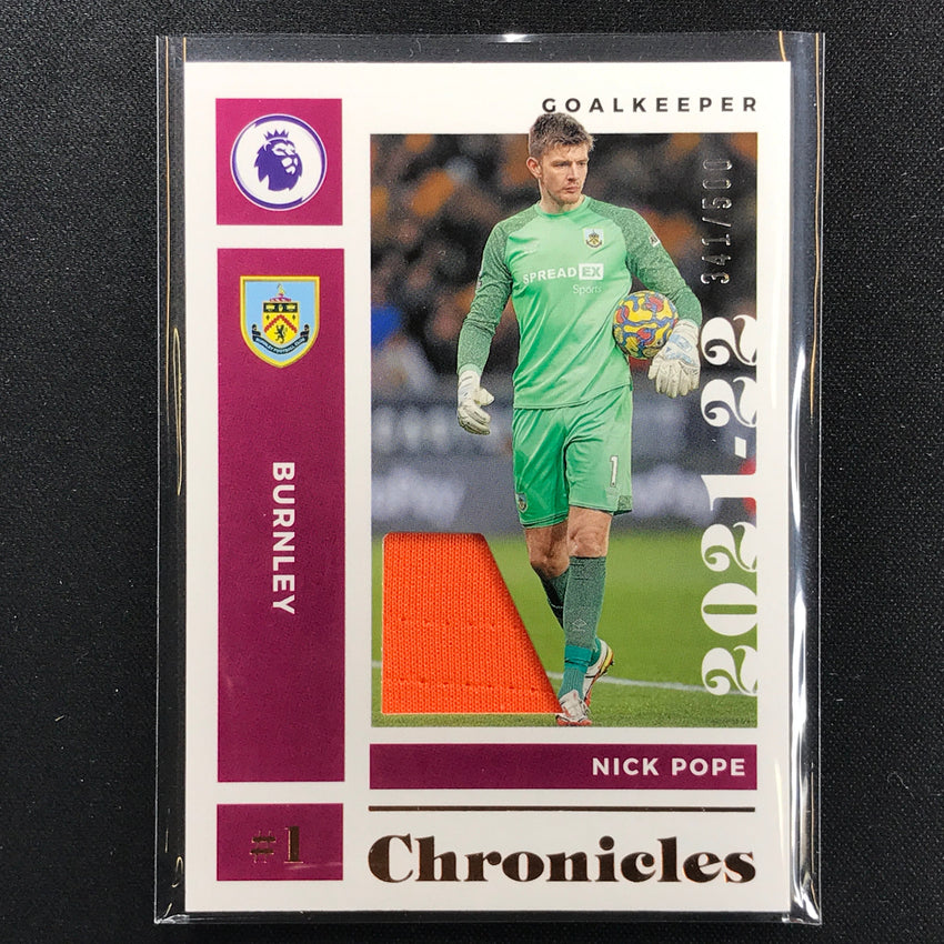 2021-22 Chronicles Epl Nick Pope Chronicles Base Set Bronze Jersey 341/500