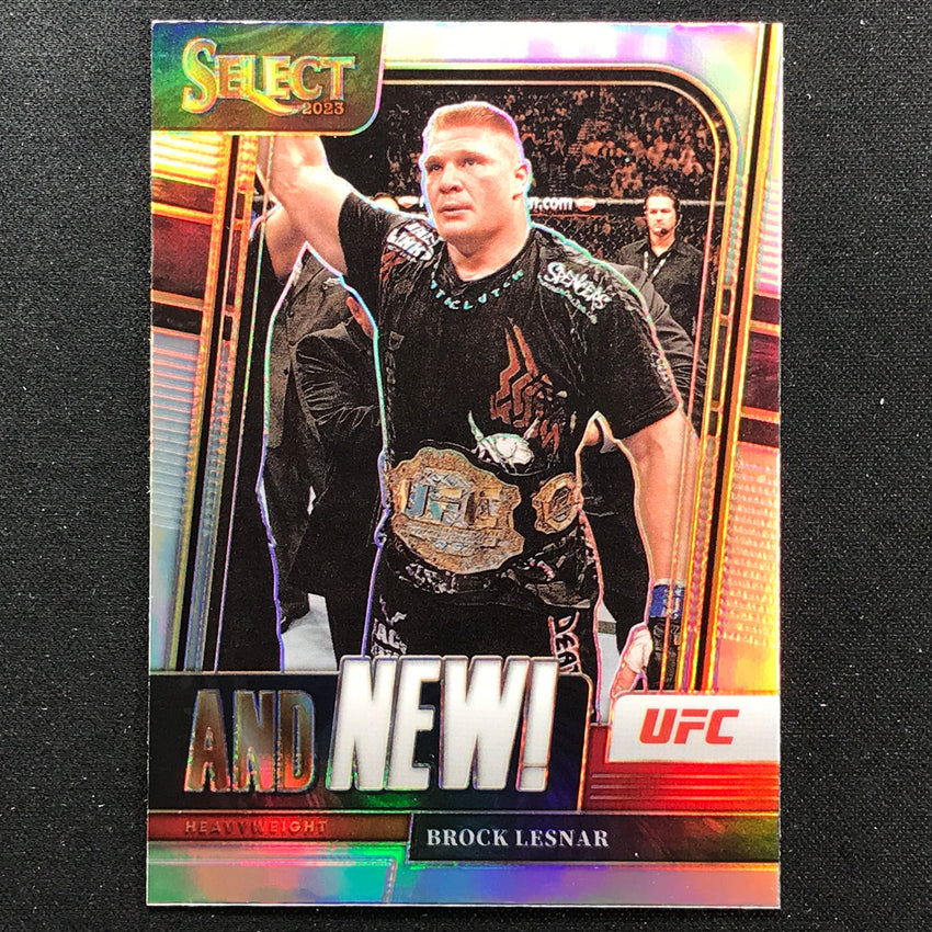 2023 Select Ufc Brock Lesnar And New Silver Prizm No 5