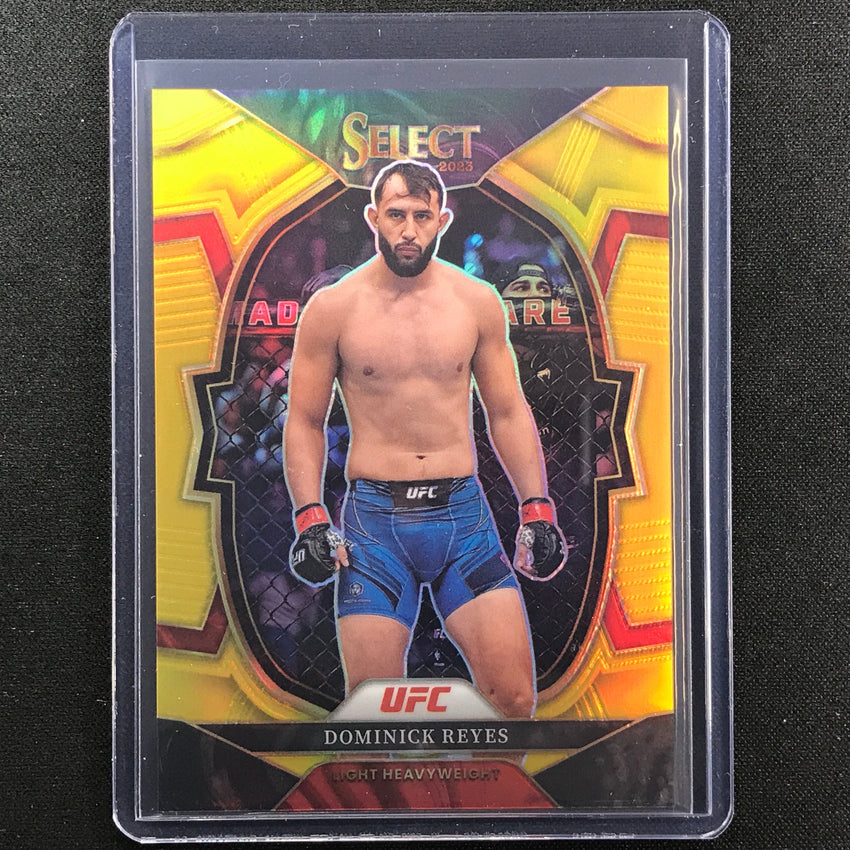 2023 Select Ufc Dominick Reyes Concourse Gold Prizm 6/10