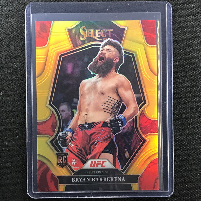 2023 Select Ufc Bryan Barberena Premier Level Rookie Gold Prizm 1/10