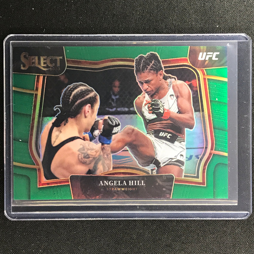 2023 Select Ufc Angela Hill Octagonside Green Prizm 5/5