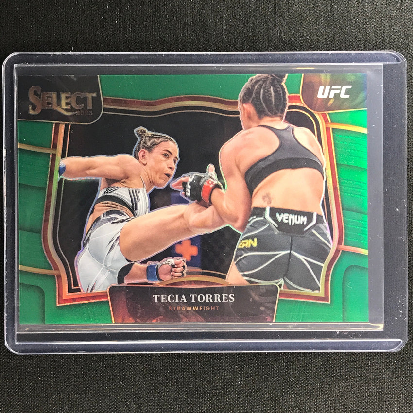 2023 Select Ufc Tecia Torres Octagonside Green Prizm 1/5