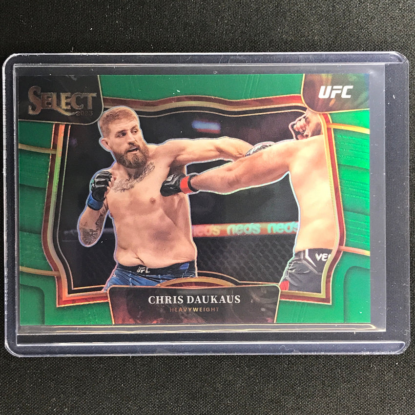 2023 Select Ufc Chris Daukaus Octagonside Green Prizm 1/5