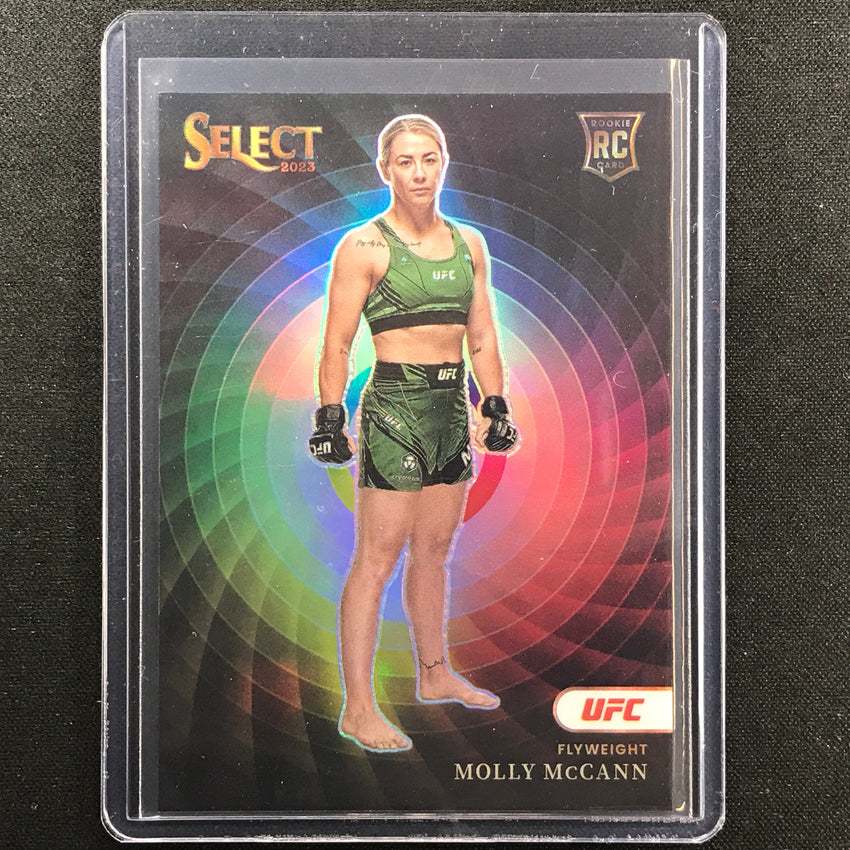 2023 Select UFC MOLLY MCCANN Color Wheel Rookie Prizm SSP #7
