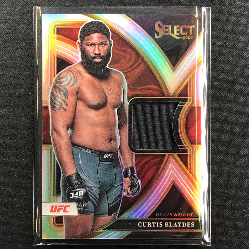 2023 Select UFC CURTIS BLAYDES Selective Swatches Relic Silver Prizm #CBD