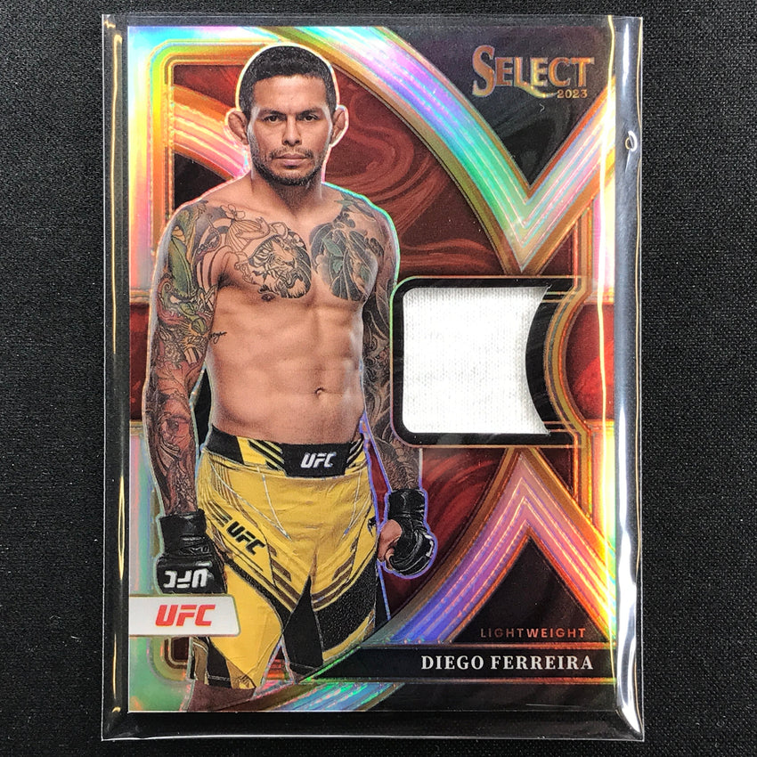2023 Select UFC DIEGO FERREIRA Selective Swatches Relic Silver Prizm #DFR